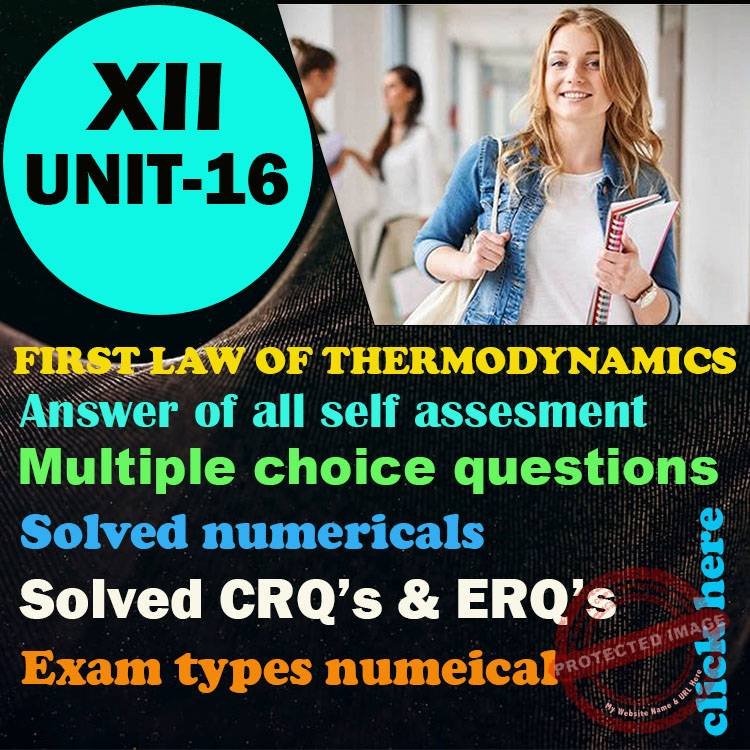 unit 16 FIRST LAW OF THERMODYNAMICS copy