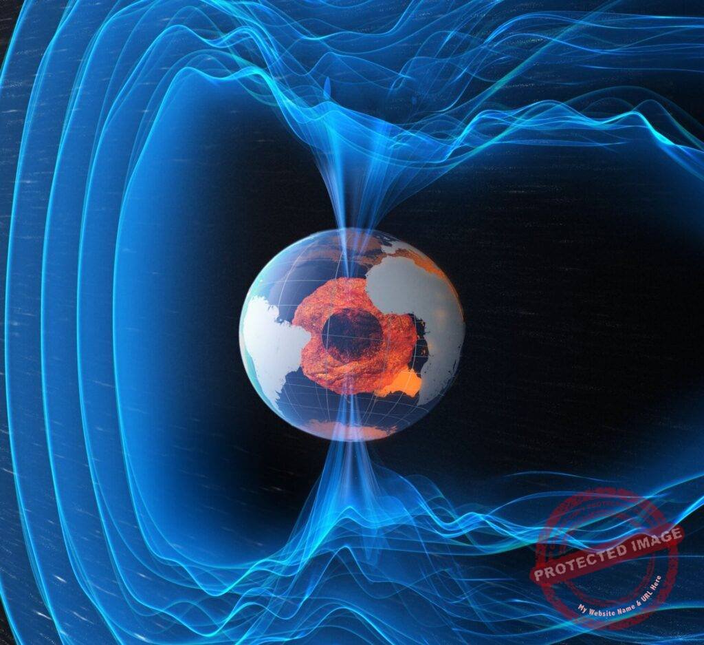 Earth s magnetic field pillars